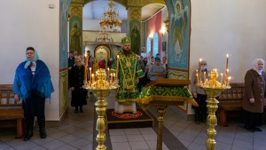 В день памяти блаженной Ксении Петербургской прошла архиерейская Литургия в Михаило-Архангельском храме с. Иглино