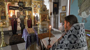 Вечернее богослужение с первым в Великом посту чином Пассии