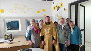Священник посетил ПНИ в с. Улу-Теляк